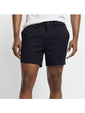Express Mens 6" Comfort Waist Hyper Stretch Chino Shorts